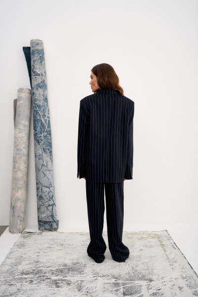 Жакет THE VERY 2423 синий - фото 3