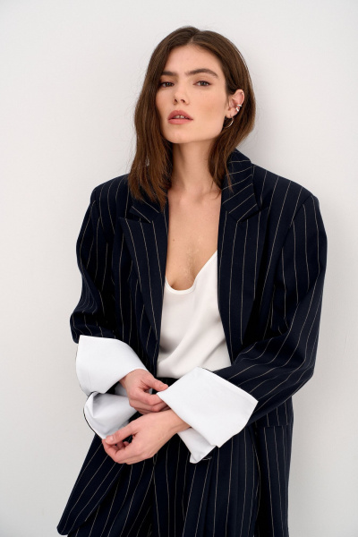 Жакет THE VERY 2423 синий - фото 2