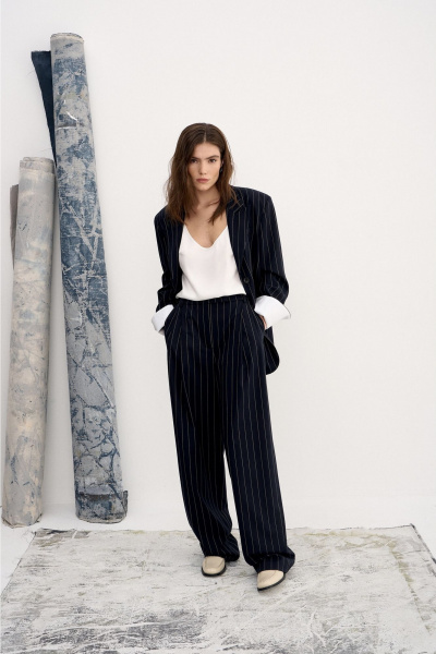 Жакет THE VERY 2423 синий - фото 1