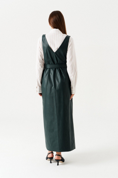 Сарафан ELLETTO 1106 зеленый - фото 5