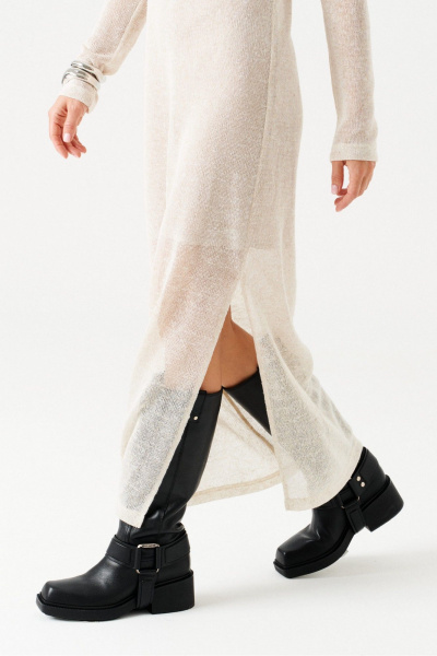 Платье ELLETTO 1107 молочный - фото 3