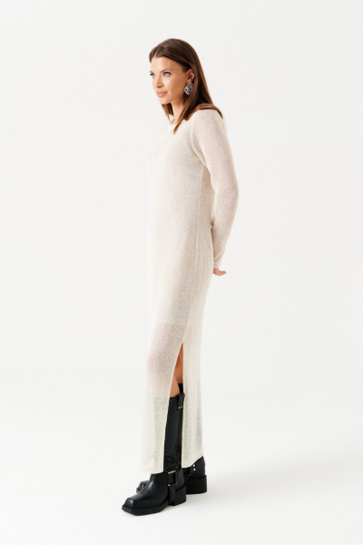 Платье ELLETTO 1107 молочный - фото 2