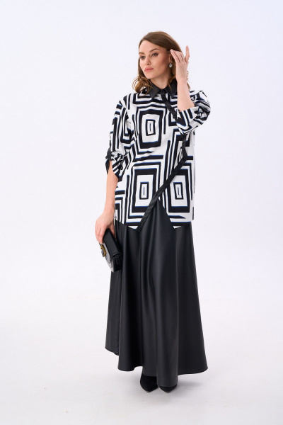 Юбка NikVa 813-17 чёрный - фото 4