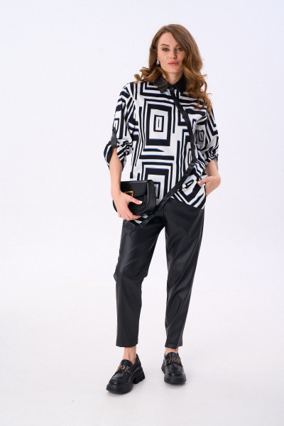 Брюки NikVa 819-2 черный - фото 6