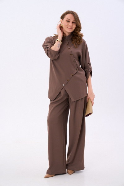 Брюки NikVa 970-2 мокка - фото 9