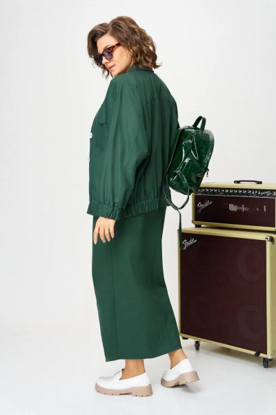 Куртка, юбка Anastasia 1272 зеленый - фото 4