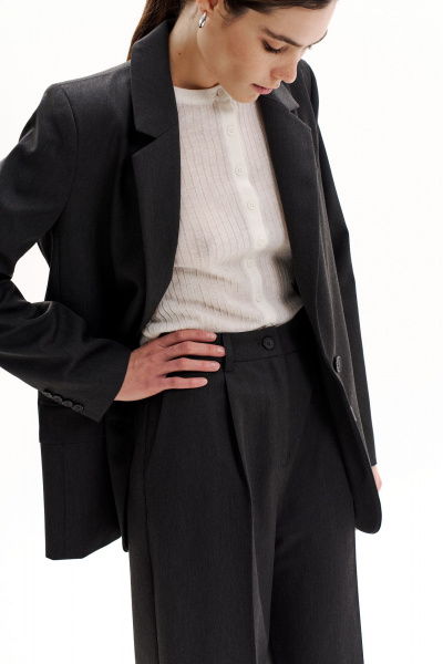 Брюки, жакет THE VERY 2400/1 графит - фото 7