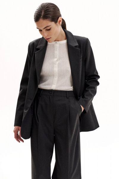 Брюки, жакет THE VERY 2400/1 графит - фото 5