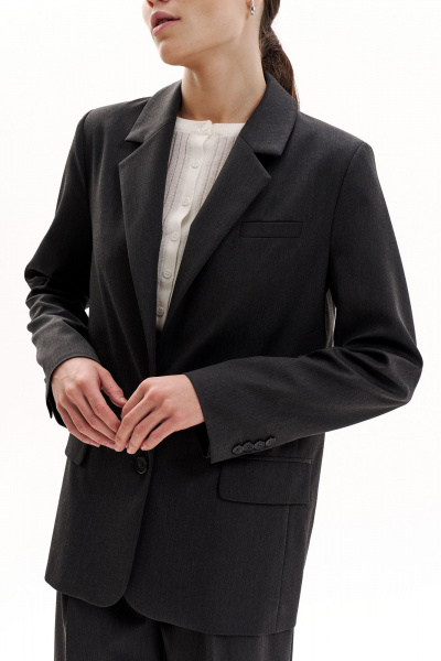 Брюки, жакет THE VERY 2400/1 графит - фото 3