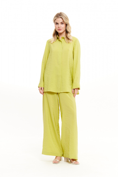 Блуза Панда 17940 салатовый - фото 2