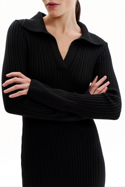 Платье THE VERY 2412 черый - фото 6