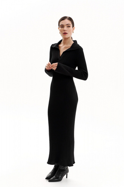 Платье THE VERY 2412 черый - фото 4