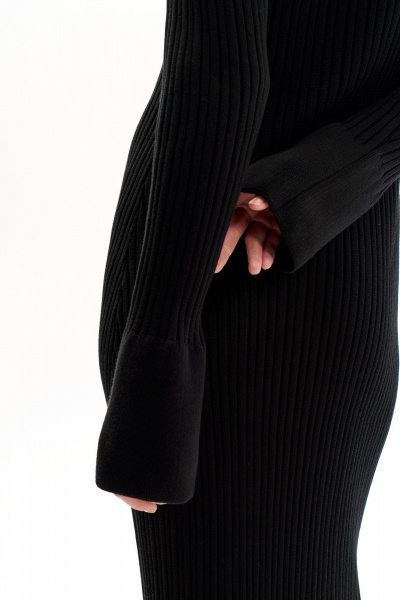 Платье THE VERY 2412 черый - фото 3