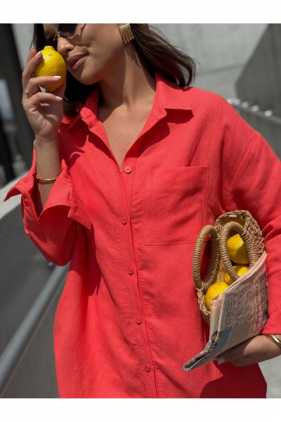 Блуза Dilana VIP 2099 лосось - фото 6