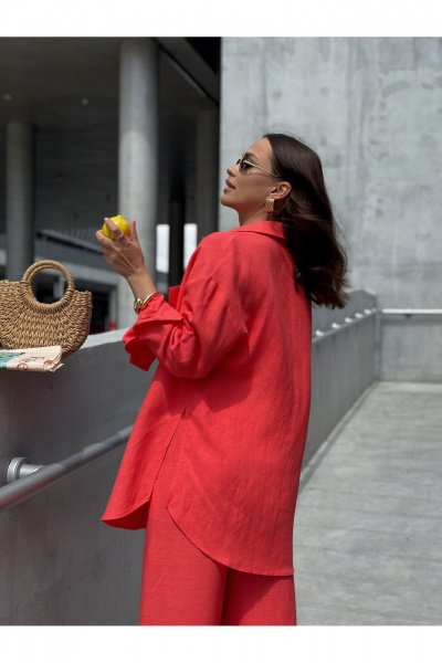 Блуза Dilana VIP 2099 лосось - фото 3