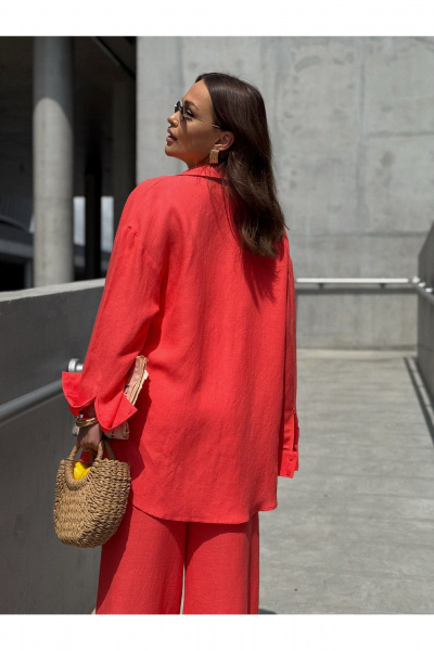 Блуза Dilana VIP 2099 лосось - фото 2