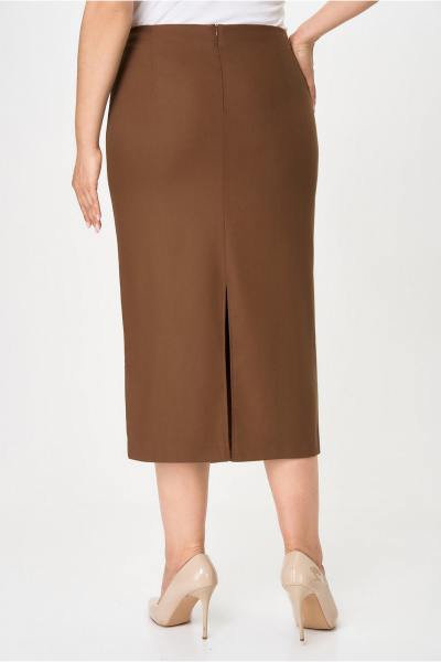 Юбка DaLi 7047 коричневая - фото 6