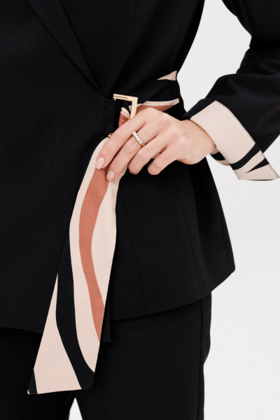 Брюки, жакет Vilena 1087 черный - фото 13