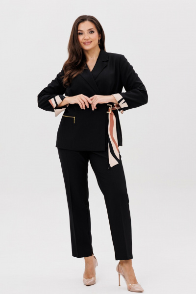 Брюки, жакет Vilena 1087 черный - фото 11
