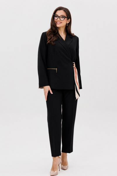 Брюки, жакет Vilena 1087 черный - фото 3