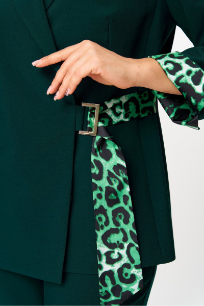 Брюки, жакет Vilena 1087 зеленый - фото 9