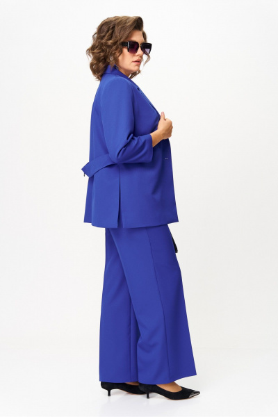 Брюки, жакет Vilena 1094 василек - фото 5