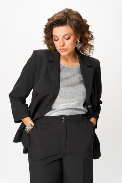 Брюки, жакет Vilena 1094 черный - фото 11