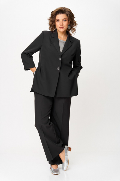 Брюки, жакет Vilena 1094 черный - фото 8