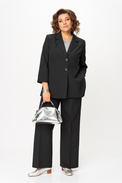 Брюки, жакет Vilena 1094 черный - фото 6