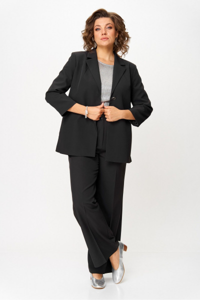 Брюки, жакет Vilena 1094 черный - фото 2