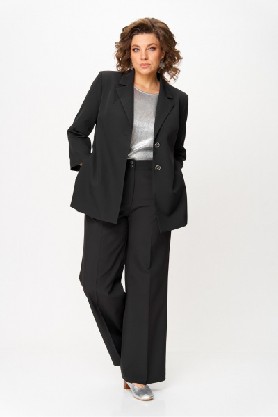 Брюки, жакет Vilena 1094 черный - фото 3