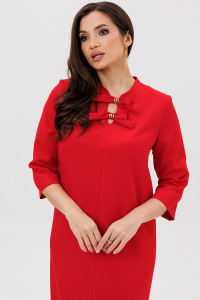 Платье Vilena 1095 красный - фото 8