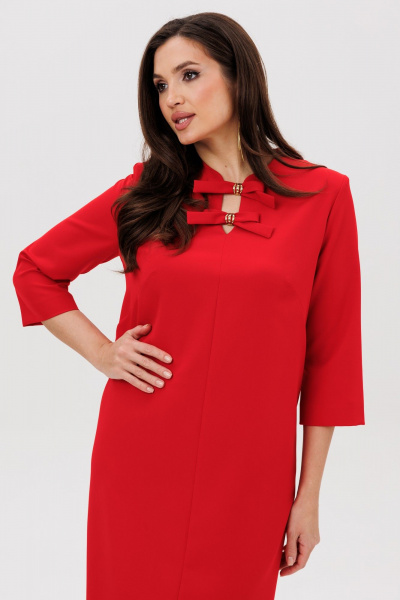 Платье Vilena 1095 красный - фото 6