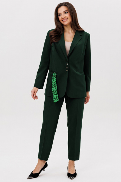 Брюки, жакет Vilena 1009 бутылка - фото 2