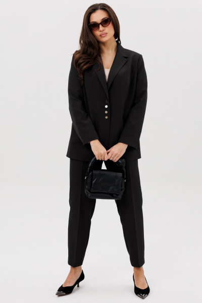 Брюки, жакет Vilena 1009 черный - фото 1
