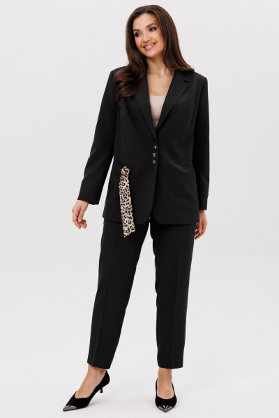 Брюки, жакет Vilena 1009 черный - фото 2