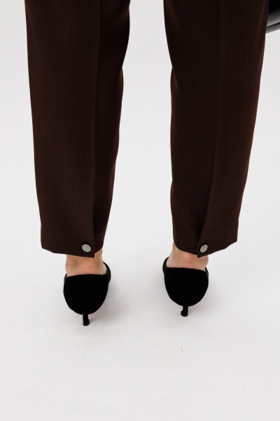 Брюки, жакет Vilena 1009 шоколад - фото 3