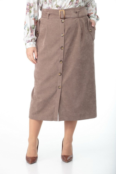 Юбка Anelli 919 бежевый - фото 12