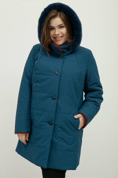 Пальто Bugalux 471 164-изумруд - фото 2
