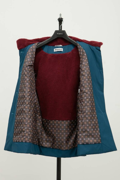 Пальто Bugalux 471 164-изумруд - фото 4