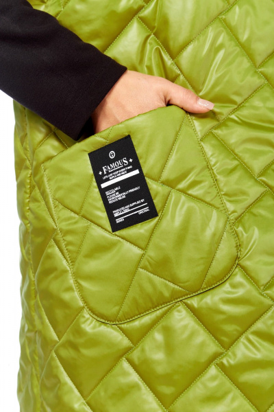 Брюки, джемпер, жилет Диомант 1995 зелень-черный - фото 6