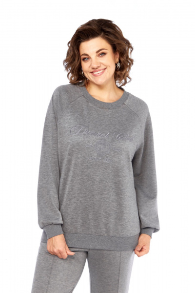 Брюки, джемпер Диомант 2093 серый - фото 9