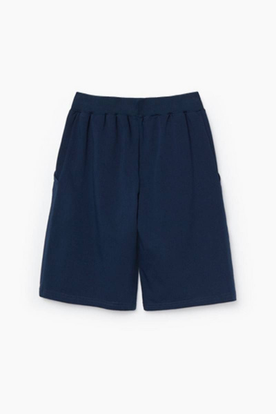 Шорты трикотажные из хлопка для лета Bell Bimbo 210129 т.синий - фото 2