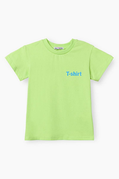 Летняя Майка из хлопка для мальчика Bell Bimbo 210205 салат - фото 1