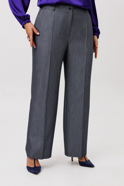 Брюки Anelli 1540 жемчужно_дымный - фото 8