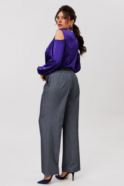 Брюки Anelli 1540 жемчужно_дымный - фото 5