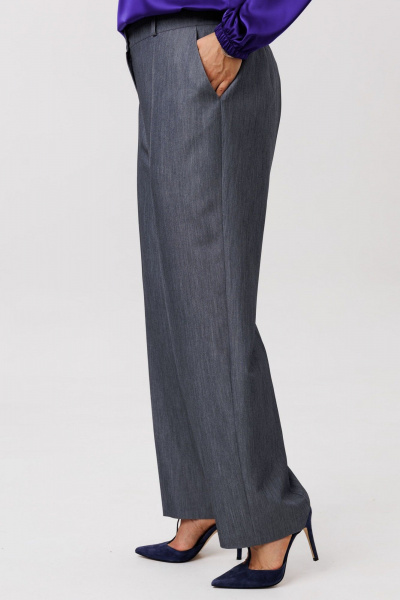 Брюки Anelli 1540 жемчужно_дымный - фото 4