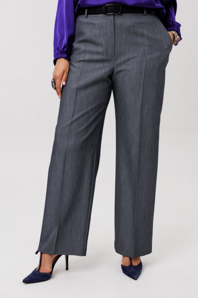 Брюки Anelli 1540 жемчужно_дымный - фото 2