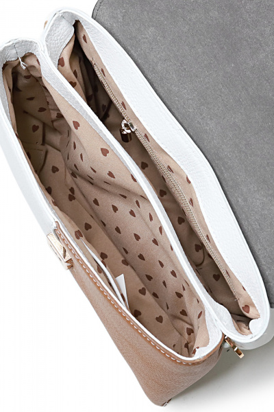 Сумка Galanteya 51324.25с1482к45 белый/рыжий - фото 5