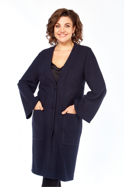Кардиган Avenue 0340 темно-синий - фото 2